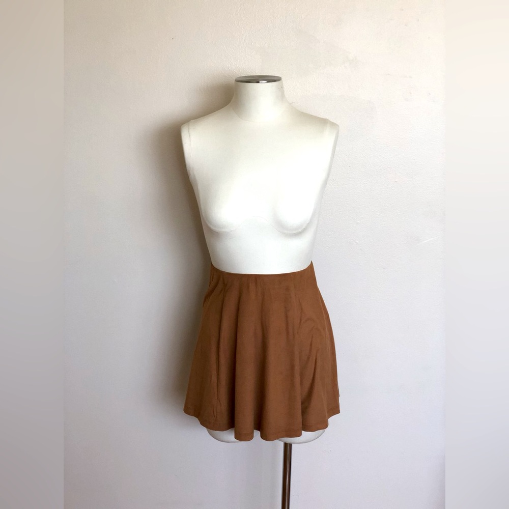 Forever21 Faux Suede Mini Skirt